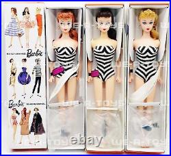 Barbie Lot of 3 Festival Dolls Redhead Brunette Blonde 35th Anniversary 1994 NEW