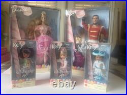 Barbie Nutcracker lot of 5 dolls Sugarplum Princess, Prince, 2 Kelly, 1 Tommy