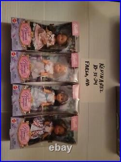 Barbie Princess and The Pauper Princess Anneliese, Erika, King X2 Kelly X4 Lot