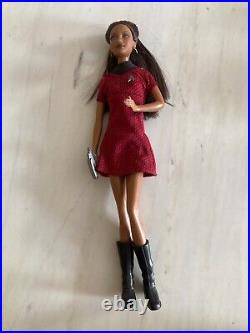Barbie Star Trek Dolls 2008 Mattel N5503, Lot of 6 Dolls Uhura Spock Kirk Geordi
