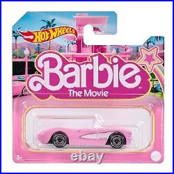 Barbie The Movie Lot Of 6 Barbies, Ken, Hot Wheels Car & Sticker Mib Nrfb