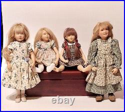 Beautiful & Precious Assorted LOT of 4 Helen Kish 10.5 Vinyl Dolls