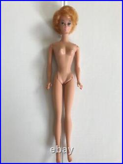 Beautiful Vintage Genuine White Ginger Bubblecut Barbie Doll #850