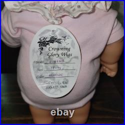 Berenguer Doll Chubby Baby 16 Posable 29-05 Custom Curly Wig Lots To Cuddle