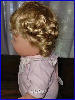 Berenguer Doll Chubby Baby 16 Posable 29-05 Custom Curly Wig Lots To Cuddle