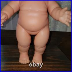 Berenguer Doll Chubby Baby 16 Posable 29-05 Custom Curly Wig Lots To Cuddle