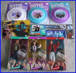 Beverly Hills 90210 Mega Lot Sealed Brenda Brandon Dylan Dolls Frisbees Puzzle
