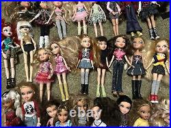 Big Bratz Dolls MGA 2001 LOT Dolls + Clothes Shoes Accessories! 25 Dolls 1 Head
