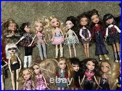 Big Bratz Dolls MGA 2001 LOT Dolls + Clothes Shoes Accessories! 25 Dolls 1 Head