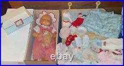Bitty Baby Doll, Wicker Suitcase & Accessories Retired American Girl Pleasant Co