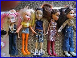 Bratz 15 Doll Lot Collection Clothes Many Accessories 2001 Mga