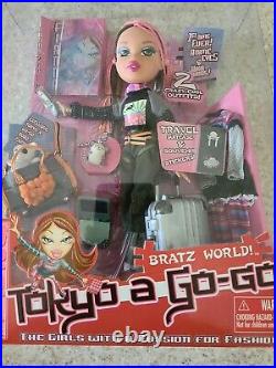 Bratz 2001 Tokyo A Go-Go Fianna Doll MGA With Suitcase + Accessories
