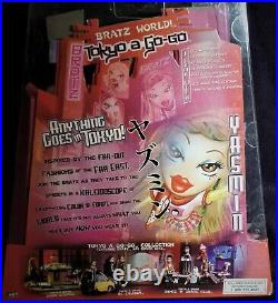 Bratz 2001 Tokyo A Go-Go Yasmin Doll MGA With Suitcase + Accessories NRFBNEWithMINT