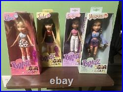 Bratz 2023 Complete Set Of 4 Jade Cloe Sasha Yasmin Set MGA Bratz Ensemble Lot