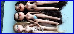 Bratz Dolls Rerooted, OOAK Ashby, Lilee, Charli, Dana, Eitan, Cade (Lot 7)