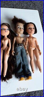 Bratz Dolls Rerooted, OOAK Ashby, Lilee, Charli, Dana, Eitan, Cade (Lot 7)