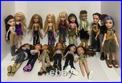 Bratz Lot Of 16 Dolls / Vintage 2001-2003/ Sold As-Is/ Read