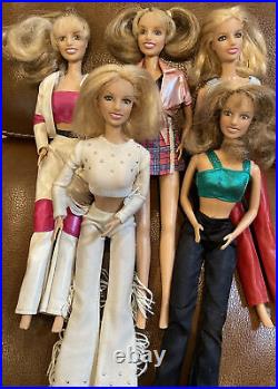 Britney Spears Oops I Did It Again One More Time Doll and Others lot of 5 VGUC