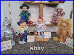 Cameo Kewpie Wizard Of Oz 8 Doll Set Tagged Adorable