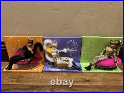 Complete Set Lounge Kitties Ottoman #1, #2, #3 Barbie Doll Open Box