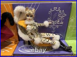 Complete Set Lounge Kitties Ottoman #1, #2, #3 Barbie Doll Open Box