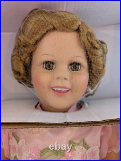 DANBURY MINT Shirley Temple 35 playpal Vinyl Doll PINK PARTY DRESS