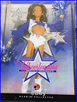 Dallas Cowboys Cheerleaders Barbie Doll 5 GIRL SQUAD 2007 Unopened! Pink Label