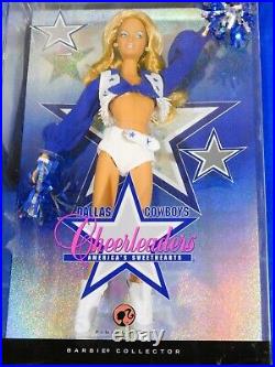 Dallas Cowboys Cheerleaders Barbie Doll 5 GIRL SQUAD 2007 Unopened! Pink Label Dallas Cowboys Cheerleaders Barbie Doll 5 GIRL SQUAD 2007 Unopened! Pink Label