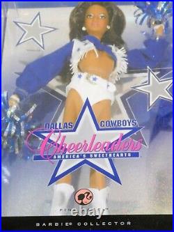 Dallas Cowboys Cheerleaders Barbie Doll 5 GIRL SQUAD 2007 Unopened! Pink Label Dallas Cowboys Cheerleaders Barbie Doll 5 GIRL SQUAD 2007 Unopened! Pink Label