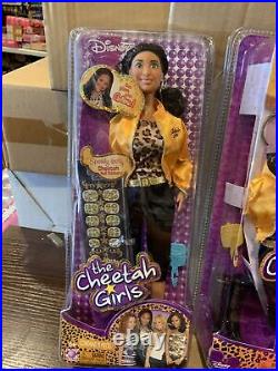 Disney Channel the Cheetah Girls Growl Power Fashion Collection Dolls Lot Of 5