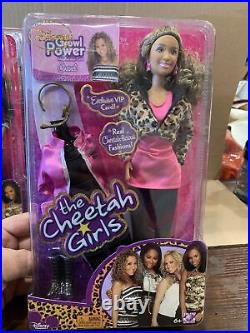 Disney Channel the Cheetah Girls Growl Power Fashion Collection Dolls Lot Of 5