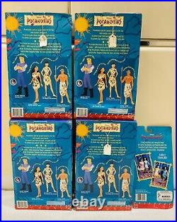 Disney Pocahontas Suncolors Dolls Lot John Smith Kocoum Nakoma Fashion Pack 90s
