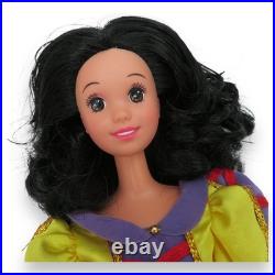 Disney Princess Barbie Lot Rapunzel Esmeralda Pocahontas Snow White Mattel Dolls