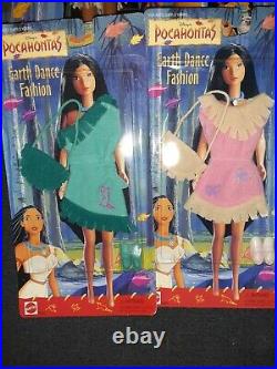 Disney Vintage 90s Mattel Pocahontas Braided Beauty John Smith Kocoum dolls lot