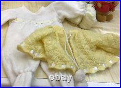 Evelyn Leman Vinyl Baby Doll 20 Blue Eyes Hair Cloth Body Dressed signed