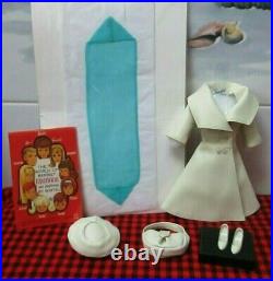 Extremely Rare 1966 Barbie Vtglondon Tour16617 Pc. Complete+mintblue Scarf