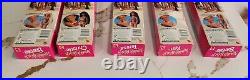 FIVE! Vintage Mattel 1995 Sparkle Beach Barbies! NEW! Super cute