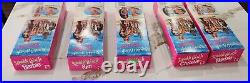 FIVE! Vintage Mattel 1995 Sparkle Beach Barbies! NEW! Super cute