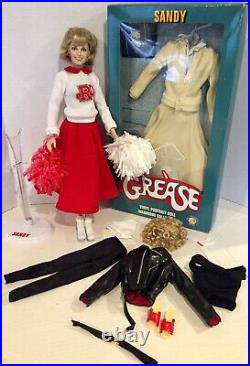 FRANKLIN MINT GREASE 16 SANDY DOLL LOT SET BLACK OUTFIT & Others, Switch Hair