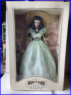 FRANKLIN MINT SCARLET O'HARA DOLL GONE WITH THE WIND + 2 Outfits