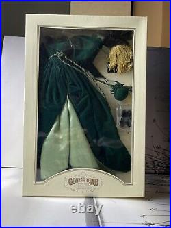 FRANKLIN MINT SCARLET O'HARA DOLL GONE WITH THE WIND + 2 Outfits