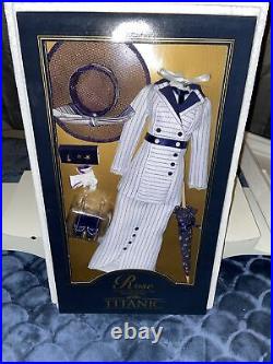 FRANKLIN MINT TITANIC ROSE VINYL DOLL Boarding GOWN ENSEMBLE Shipper New\uD83E\uDD29