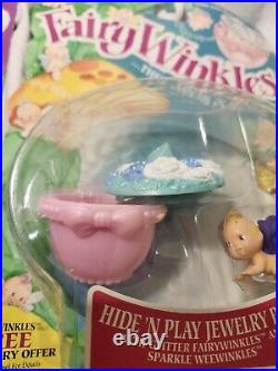 Fairy Winkles Lot Of 2 Kenner 1993 Sweet Dreams Compact/Hide&PlayJewlery Box NIB