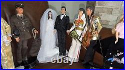 Fantastic 11 Doll ELVIS PRESLEY WEDDING ARMY JAILHOUSE ROCK HAWAII CAREER LIFE