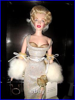 Franklin Mint 16 Vinyl Portrait Marilyn Monroe Millennium Doll NIB