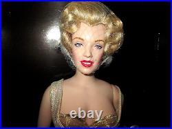 Franklin Mint 16 Vinyl Portrait Marilyn Monroe Millennium Doll NIB