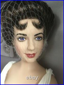 Franklin Mint 16vinyl DOLL ELIZABETH TAYLOR in CAT ON A HOT TIN ROOF Dress NRFB