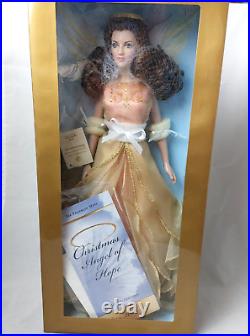 Franklin Mint Annual Christmas Angel of Hope 2010 Wings Harp COA NEW boxed