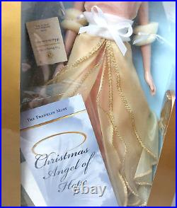 Franklin Mint Annual Christmas Angel of Hope 2010 Wings Harp COA NEW boxed