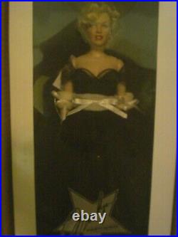 Franklin Mint Awards Night vinyl portrait Marilyn Monroe Doll